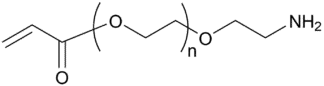 Acrylate-PEG-Amine (Acryl-PEG-NH2) structure