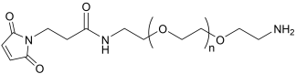 Maleimide-PEG-NH2 structure