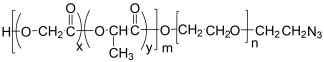 PLGA-PEG-N3 structure