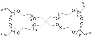 4-arm PEG-Acrylate structure