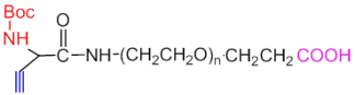 Boc-amine alkyne-PEG-COOH