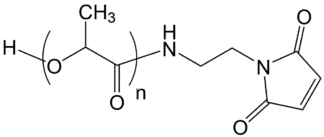 PDLLA-Maleimide (PDLLA-Mal) structure