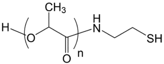 PDLLA-Thiol (PDLLA-SH) structure