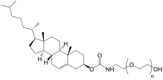Cholesterol-PEG-OH structure