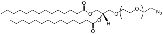 DMG-PEG-N3 lipid structure