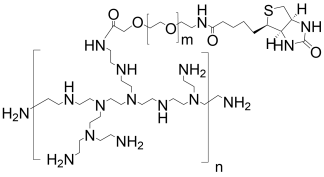PEI-g-PEG-Biotin polymer structure
