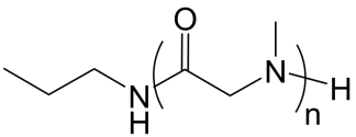 Polysarcosine polymer structure