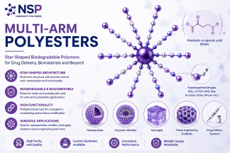 Multi-arm polyesters