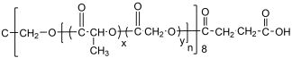 8-Arm PLGA-COOH structure