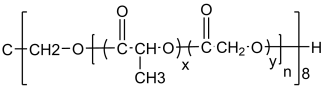 8-Arm PLGA-OH structure
