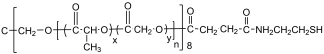 8-Arm PLGA-SH structure