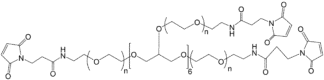 8-Arm PEG Maleimide structure