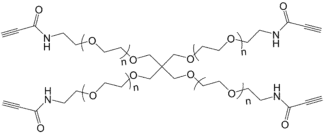 4-arm PEG-Acrylate structure