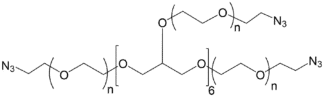 8-Arm PEG N3 structure