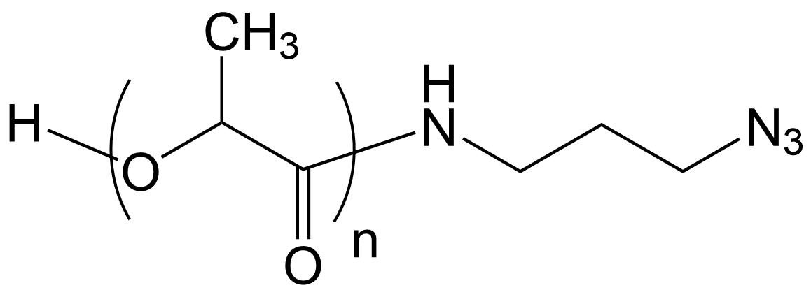 PDLLA-Azide (PDLLA-N3) structure