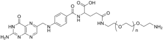 Folate-PEG-Amine (Folate-PEG-NH2) structure