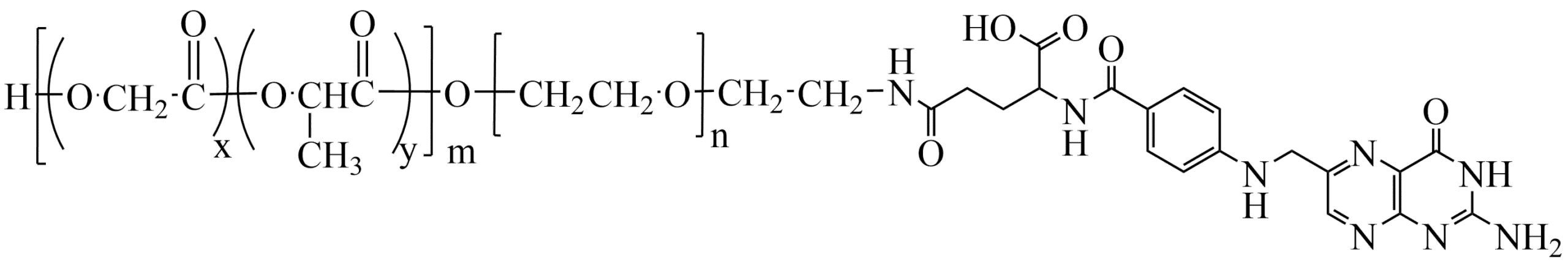 PLGA-PEG-Folate structure