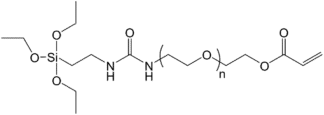 Silane-PEG-acrylate