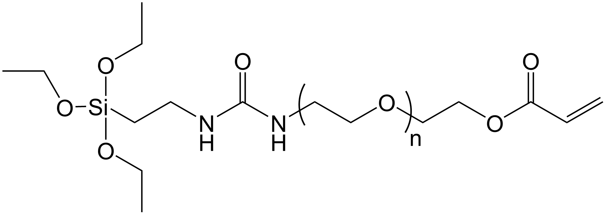 Silane-PEG-acrylate