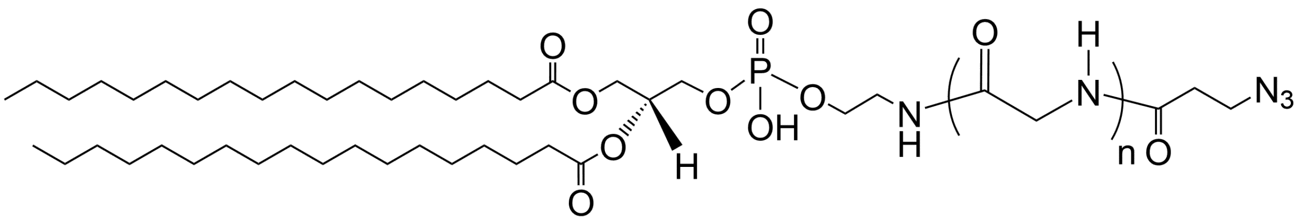 DSPE-pSar-N3 structure