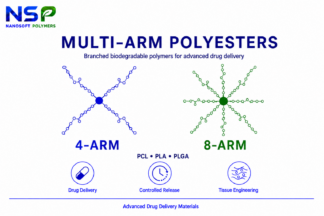 Multi-arm polyesters